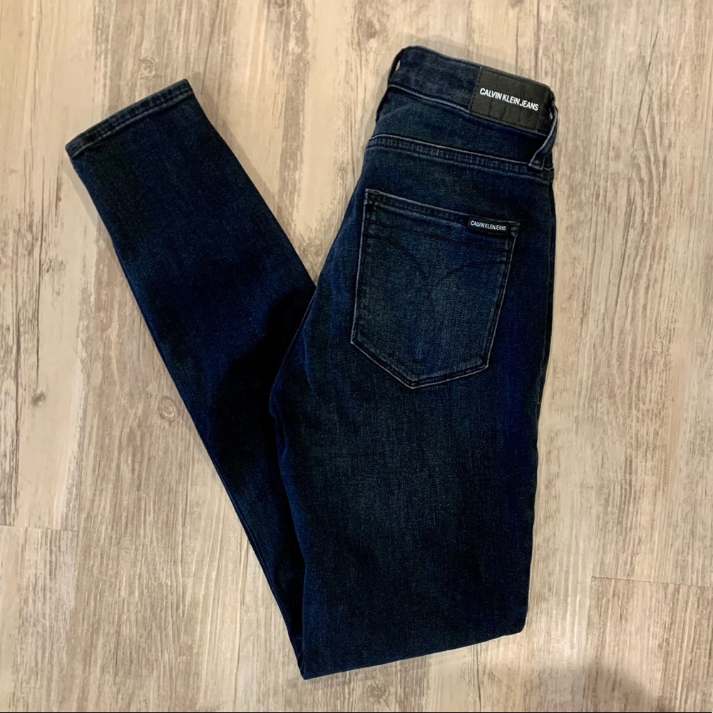 Calvin Klein high rise skinny jeans size 25x32
